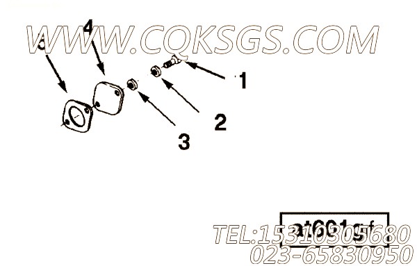 【盲法兰】康明斯CUMMINS柴油机的3052109 盲法兰
