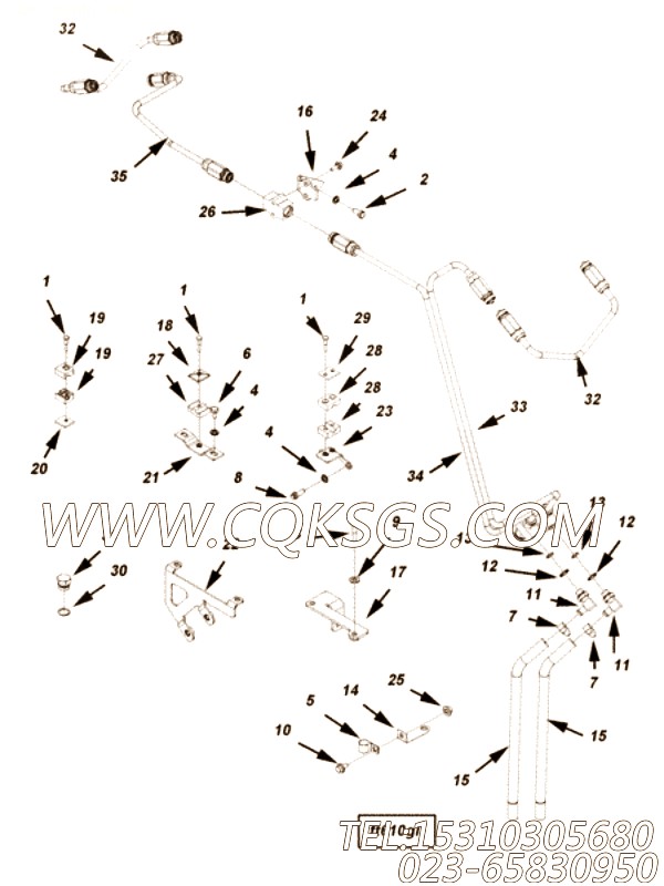 Bracket, Fuel Plumbing