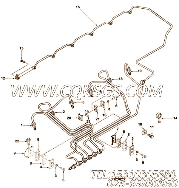 Tube, Injector Fuel Supply