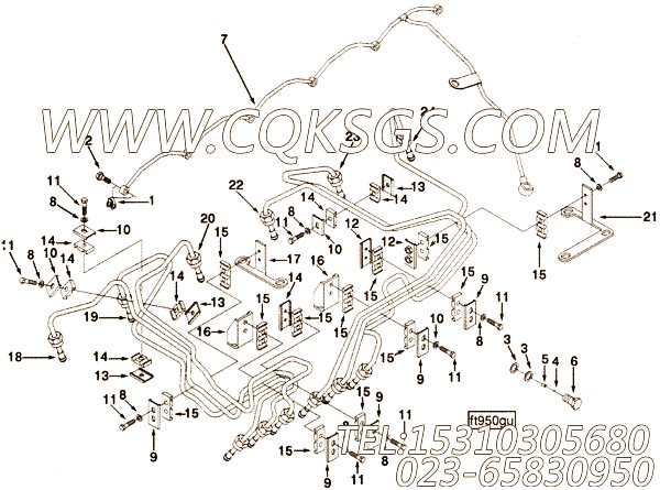 Tube, Injector Fuel Supply