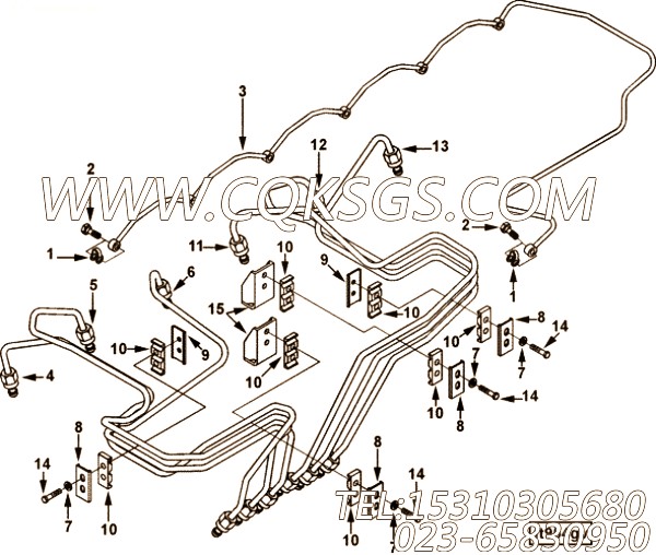 Tube, Injector Fuel Supply