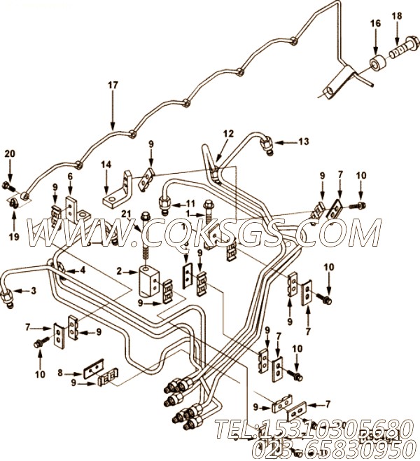 【安装垫片】康明斯CUMMINS柴油机的3863725 安装垫片