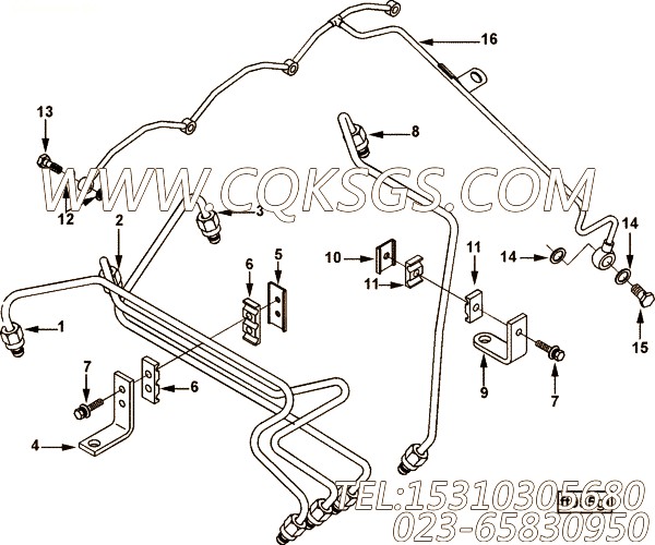 Tube, Injector Fuel Supply
