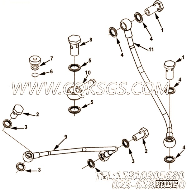 Tube, Fuel Drain