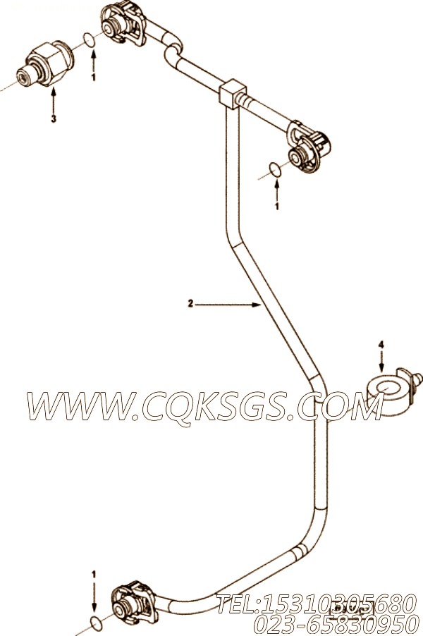 Tube, Fuel Drain