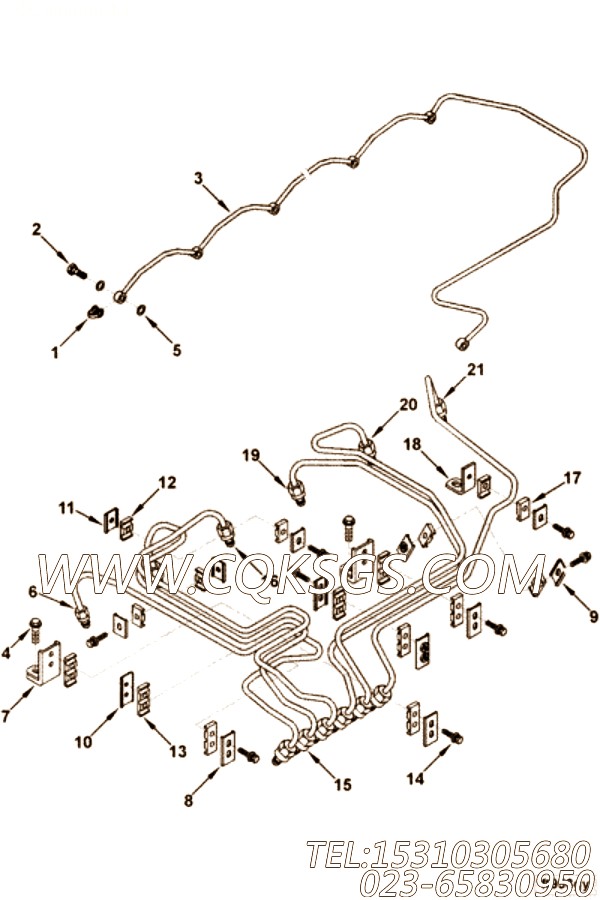Tube, Injector Fuel Supply