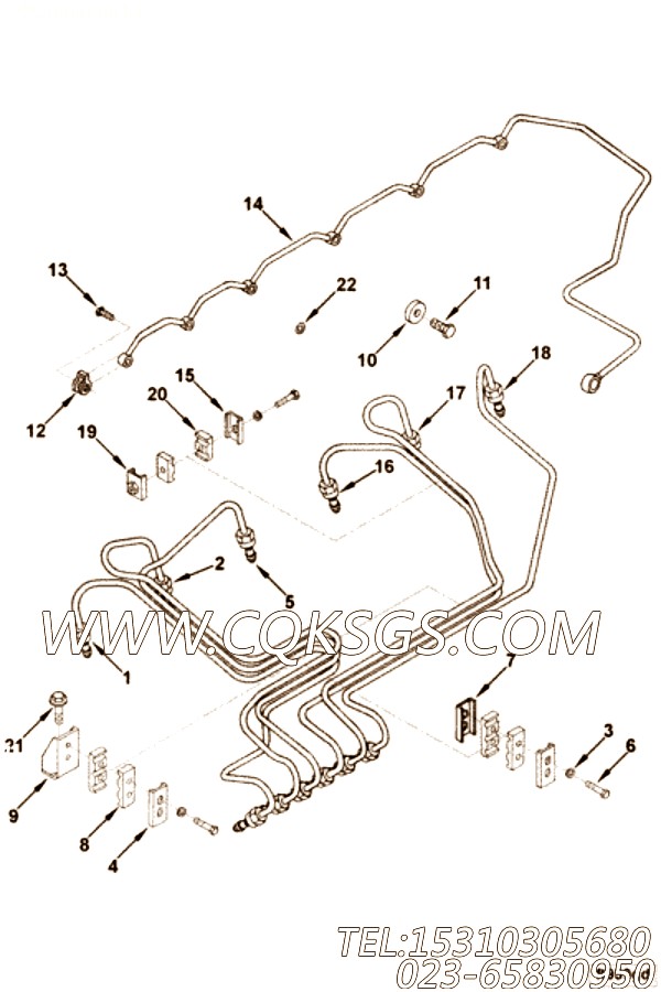 Tube, Injector Fuel Supply