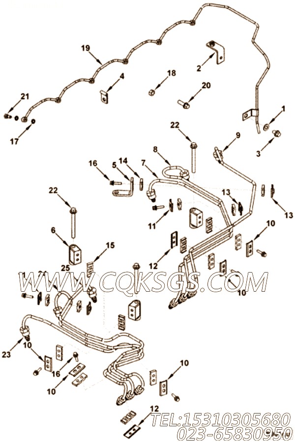 Tube, Injector Fuel Supply