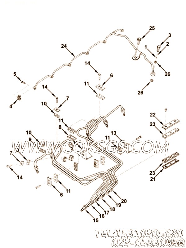 Tube, Injector Fuel Supply