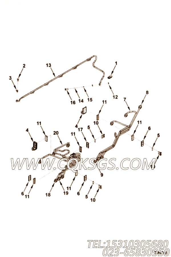 Tube, Injector Fuel Supply