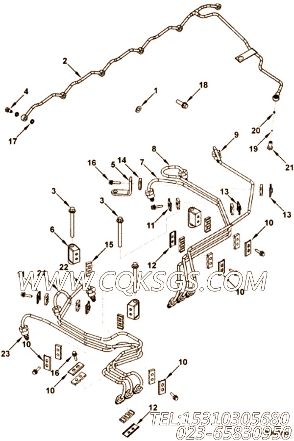 Tube, Injector Fuel Supply