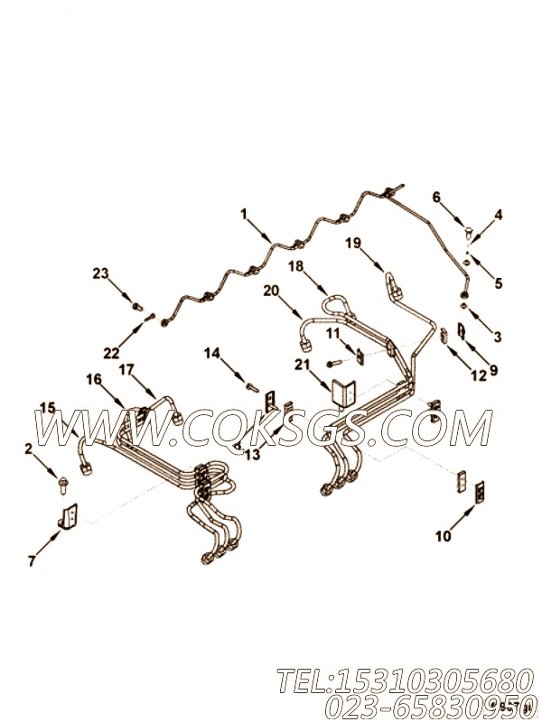 Tube, Injector Fuel Supply