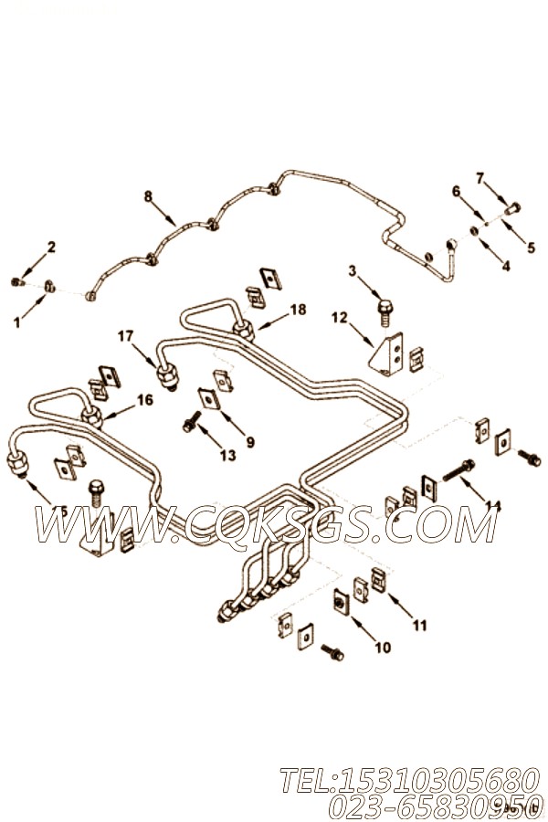 Tube, Injector Fuel Supply