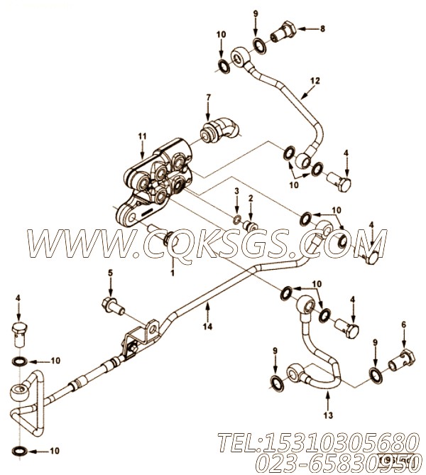 Tube, Fuel Drain