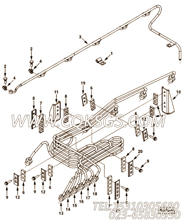 Tube, Injector Fuel Supply