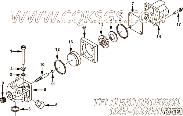 【燃油切断阀】康明斯CUMMINS柴油机的3053470 燃油切断阀
