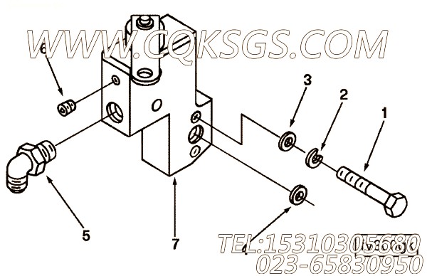 【截止阀】康明斯CUMMINS柴油机的3071465 截止阀