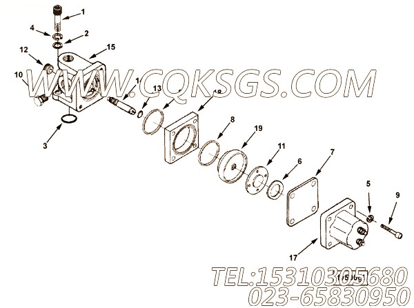 【截止阀】康明斯CUMMINS柴油机的3037998 截止阀