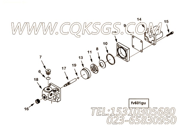 Body, Fuel Shutoff Valve