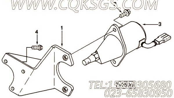 【头锁螺丝】康明斯CUMMINS柴油机的3924945 头锁螺丝