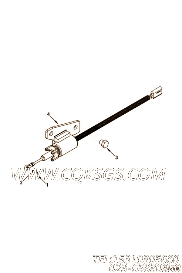 【燃油泵电磁阀】康明斯CUMMINS柴油机的3967020 燃油泵电磁阀