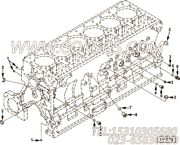 【气缸盖】康明斯CUMMINS柴油机的3946202 气缸盖