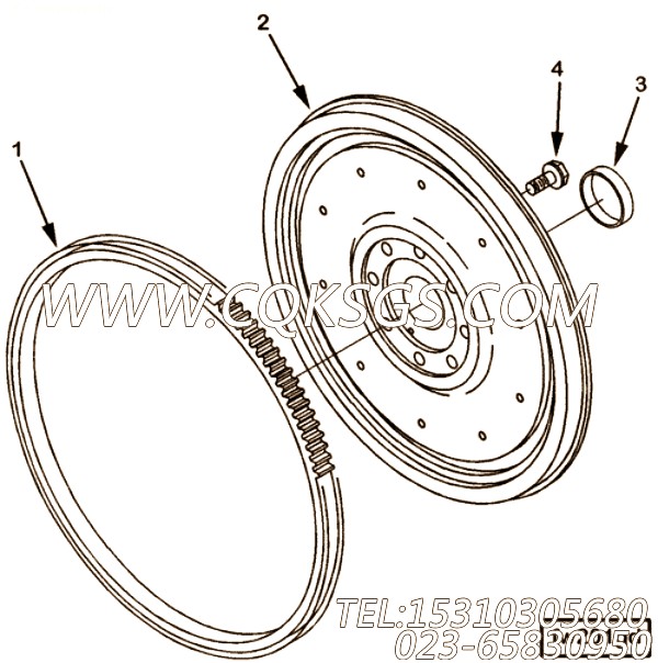 【Bushing】康明斯CUMMINS柴油机的3328907 Bushing