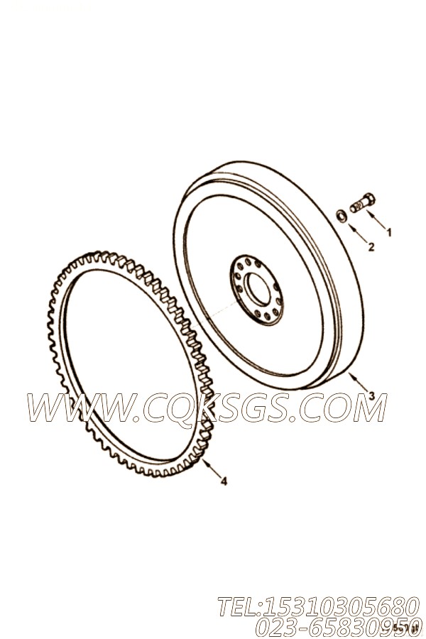 【头锁螺丝】康明斯CUMMINS柴油机的213052 头锁螺丝