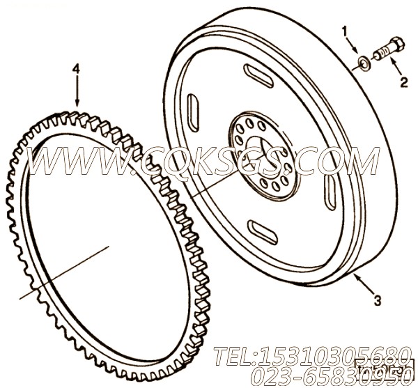 【头锁螺丝】康明斯CUMMINS柴油机的3011399 头锁螺丝