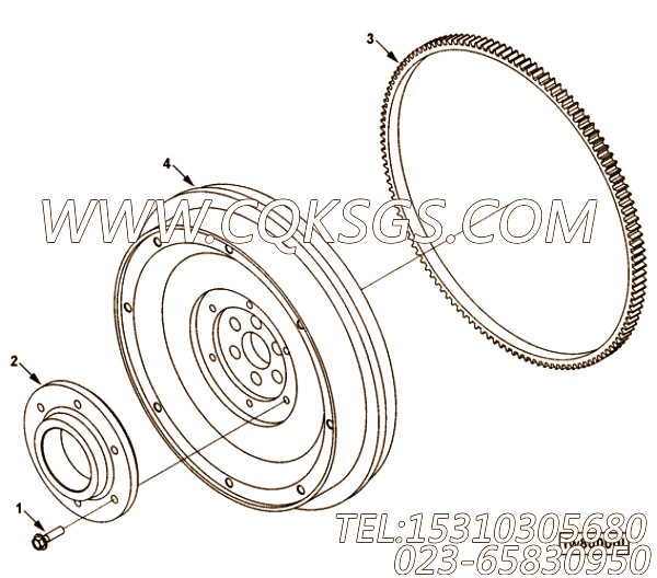 Support, Flywheel Housing