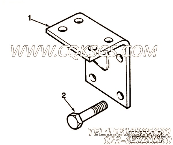 【换档支架】康明斯CUMMINS柴油机的3278498 换档支架
