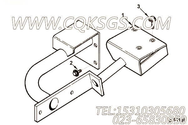 【换档支架】康明斯CUMMINS柴油机的3281003 换档支架