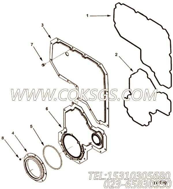 【Ø形密封圈】康明斯CUMMINS柴油机的4026490 Ø形密封圈