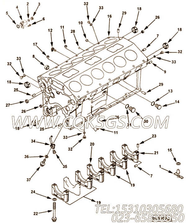 【引擎ISZ480 40的进水管连接件组】 康明斯O型圈,参数及图片