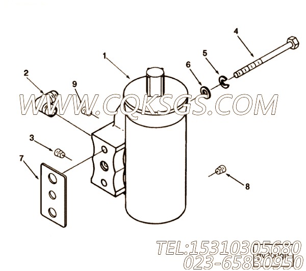 【管塞】康明斯CUMMINS柴油机的3253137 管塞