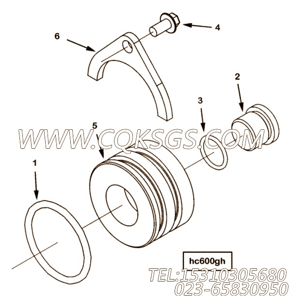 【O型环插件】康明斯CUMMINS柴油机的4100845 O型环插件