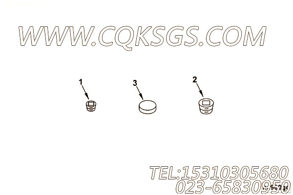 用于进口QSL8.9发动机Cabin Heater Plumbing