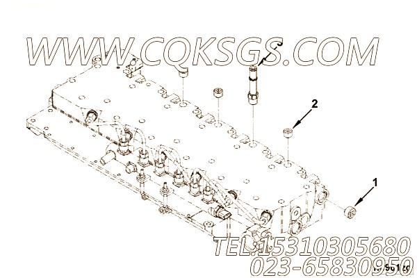 【软管接头】康明斯CUMMINS柴油机的3957946 软管接头