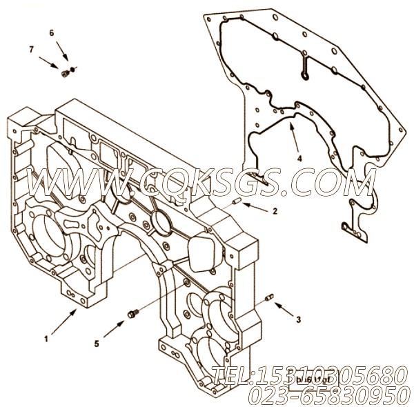 【齿轮箱】康明斯CUMMINS柴油机的3635823 齿轮箱