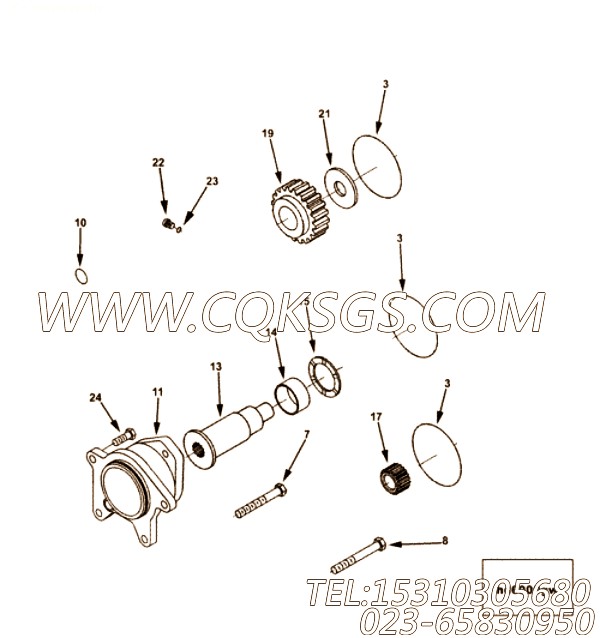 Support, Accessory Drive