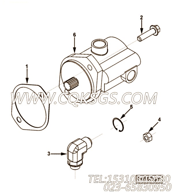 【C4930793】液力转向泵 用在康明斯柴油机