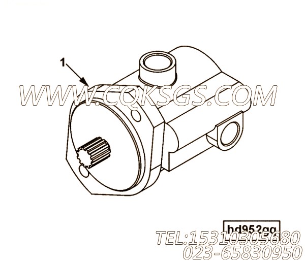 【C4937419】液力转向泵 用在康明斯引擎