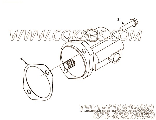 【C4988941】液力转向泵 用在康明斯柴油发动机