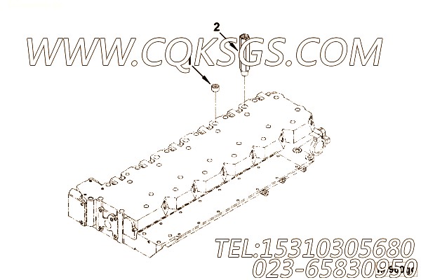 【管接头】康明斯CUMMINS柴油机的5264222 管接头