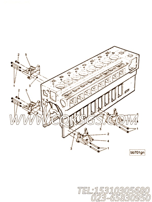 【发动机总成支持】康明斯CUMMINS柴油机的3429491 发动机总成支持
