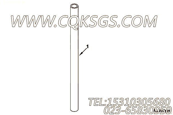 【软管】康明斯CUMMINS柴油机的3924849 软管