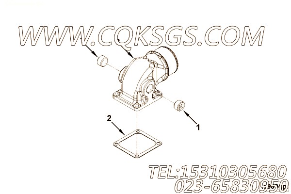 【柴油机QSB6.7-C220的出气连接件组】 康明斯导气管,参数及图片