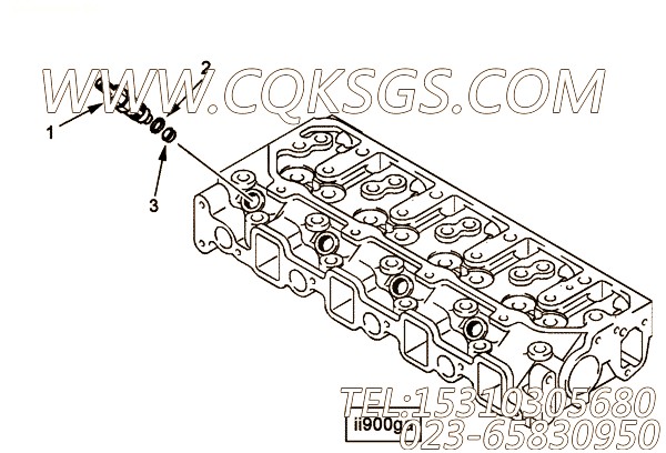 用于进口A2300发动机喷油器