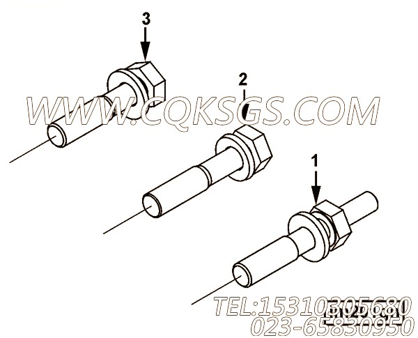 【PRS温度后方】康明斯CUMMINS柴油机的2882645 PRS温度后方