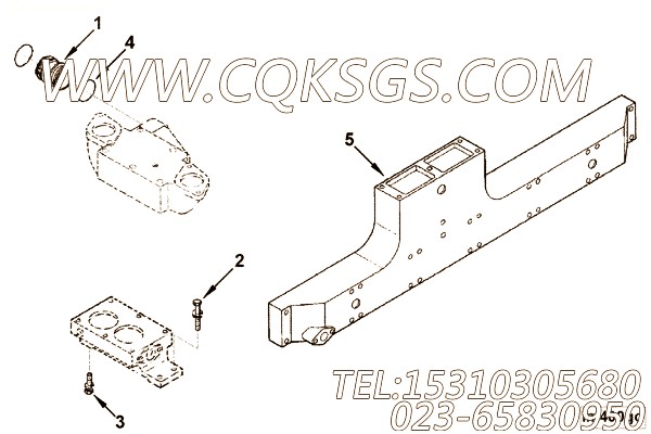 3060567带垫螺栓,用于康明斯KTTA19-G2主机基础件组,【动力电】配件